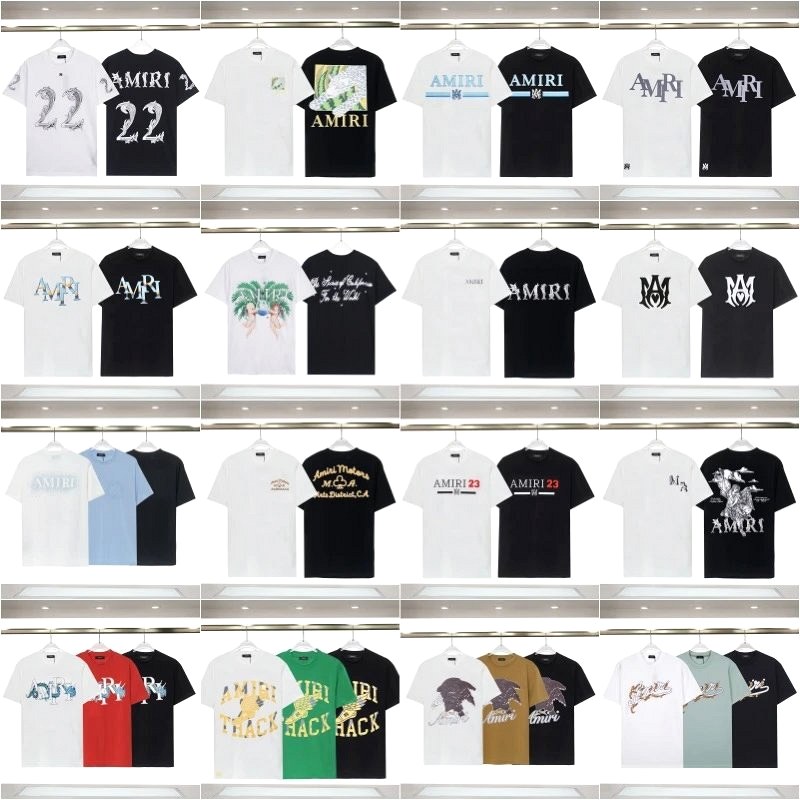 Amiri Letter-Print Logo T-Shirt Review: Our Flat Measurements and Print-Shade Notes on a $8.36 Cotton Crew Neck