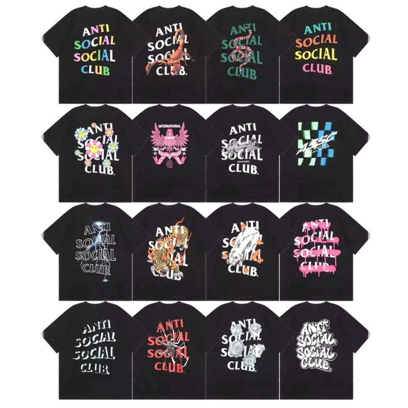 Anti Social Social Club Multicolor T-Shirt Collection Review: 230gsm Raglan Tees, Measured Flat