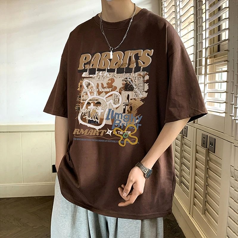 We Measured the Foreign Trade Brown Tee Flat: A 180 g Cotton Crew Neck in Seven Colorways