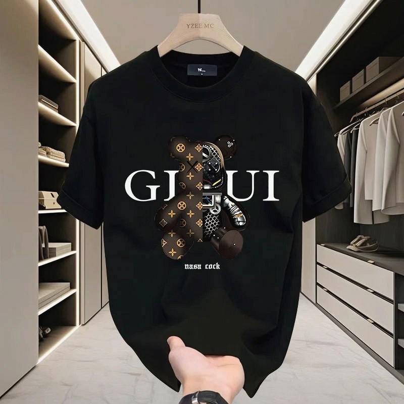Gucci Bear-Print Tee Review: A Lightbox Look at Print Placement on a $5.67 Slim Blank