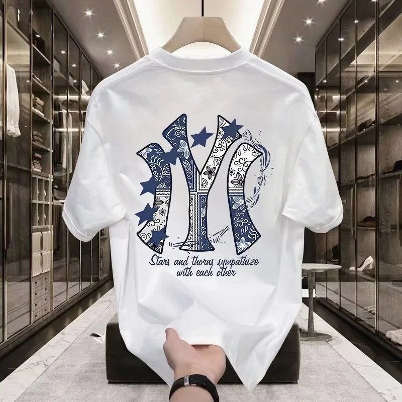 MLB Blue Printed Streetwear T-Shirt—Special Offer Review: A $3.73 Milk-Silk Tee Weighed, Measured and Worn in Singapore Heat